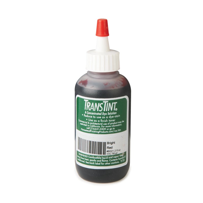 Transtint Dyes, Bright Red